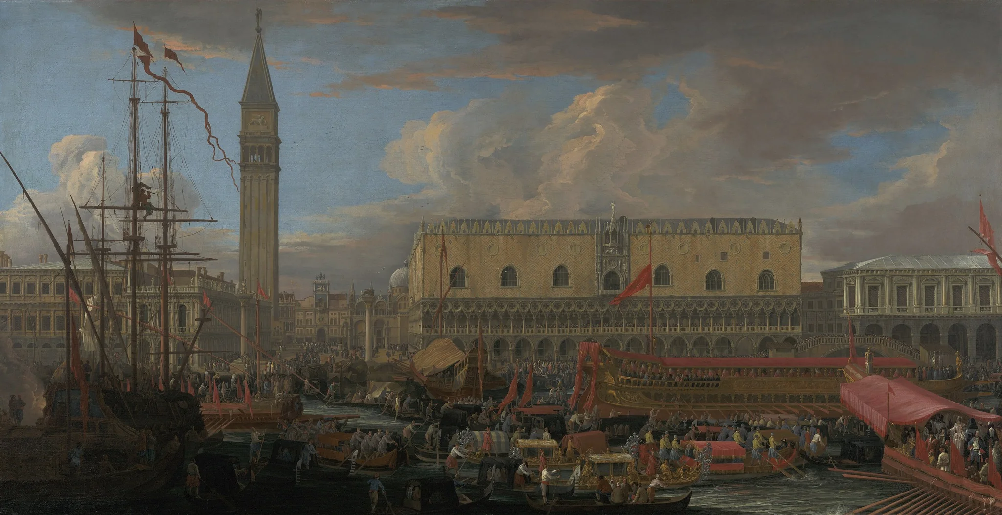 The Bucintoro Departing from the Bacino di San Marco