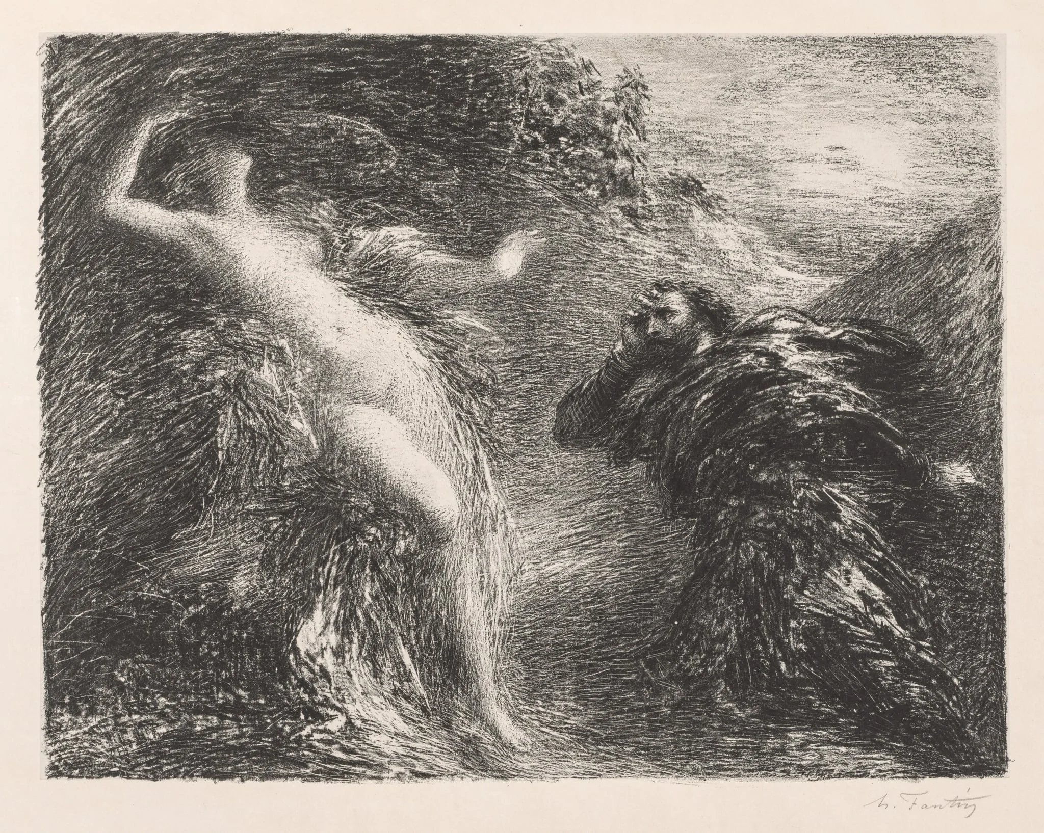 Manfred and Astarté, by Henri Fantin-Latour, 1892