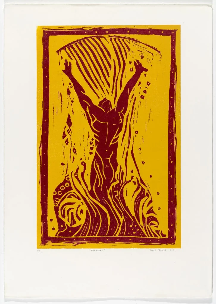 Untitled, by Yusuf Vahed, ink, 2001