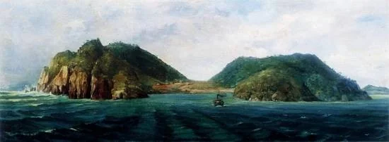 Seascape, by Benedito Calixto, oil, 1904