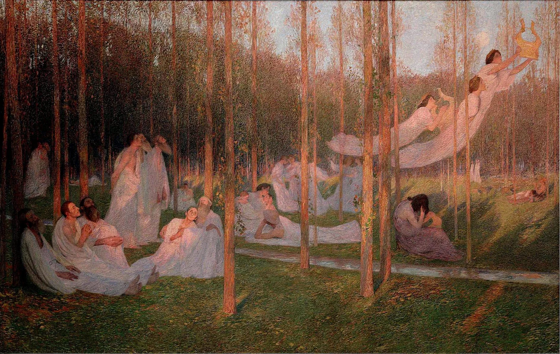 Sérénité, by Henri-Jean Guillaume Martin, oil, 1900