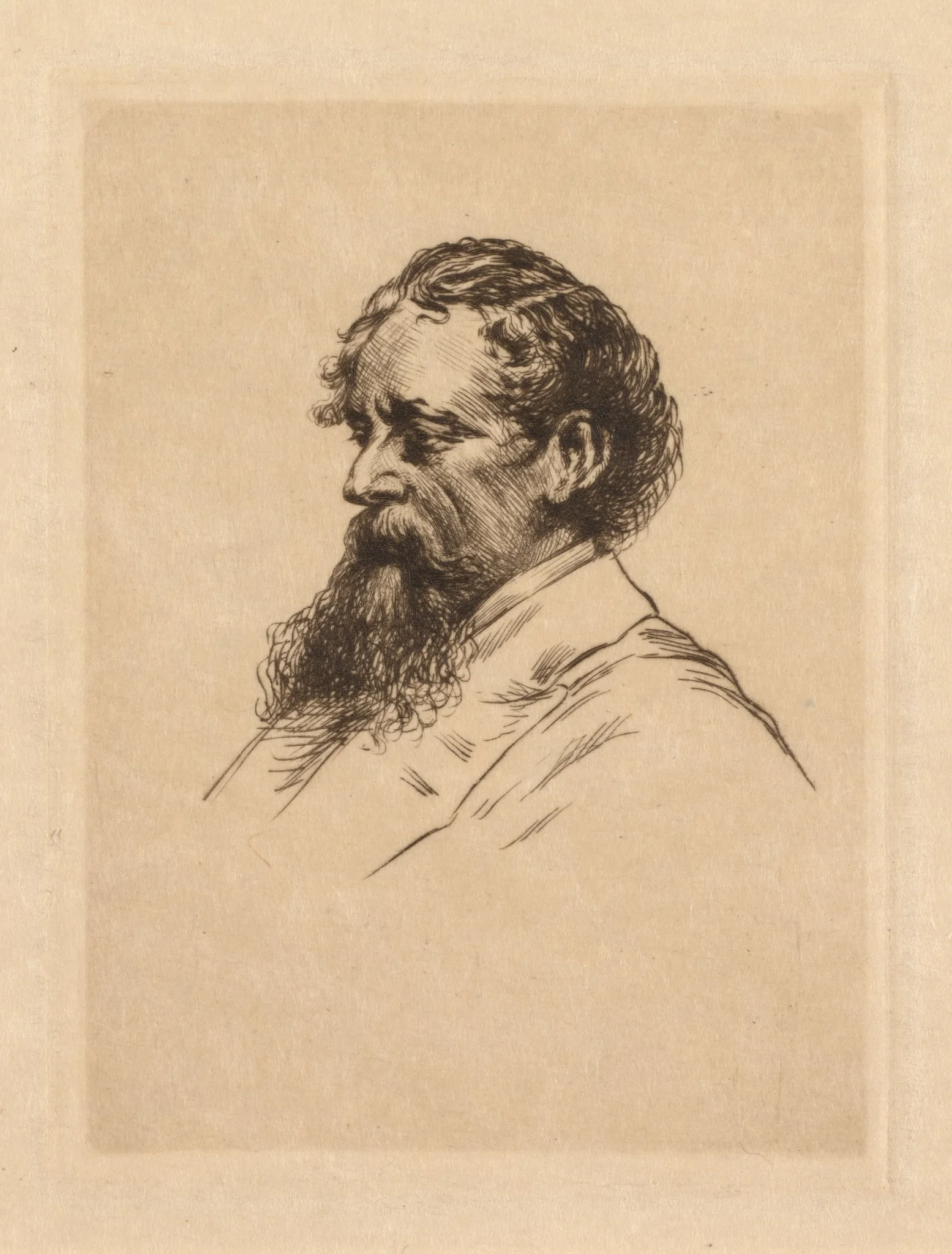 Portrait of Charles Dickens