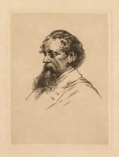 Portrait of Charles Dickens