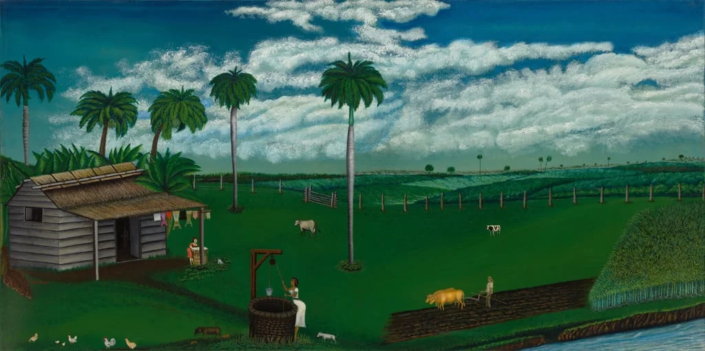 Untitled, by Rafael Moreno, oil, 1943