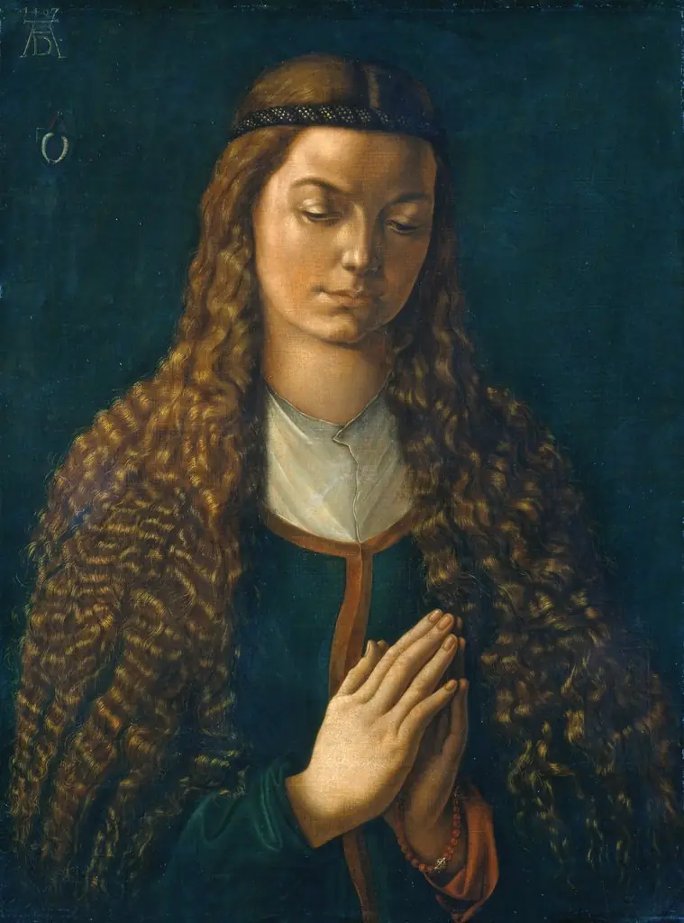 Portrait of a Young Fürleger with Loose Hair