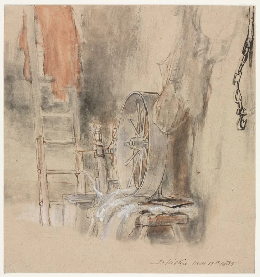 Study for "The Peep-O’-Day Boys’ Cabin, in the West of Ireland" ("The Sleeping Whiteboy"), by David Wilkie, 1835