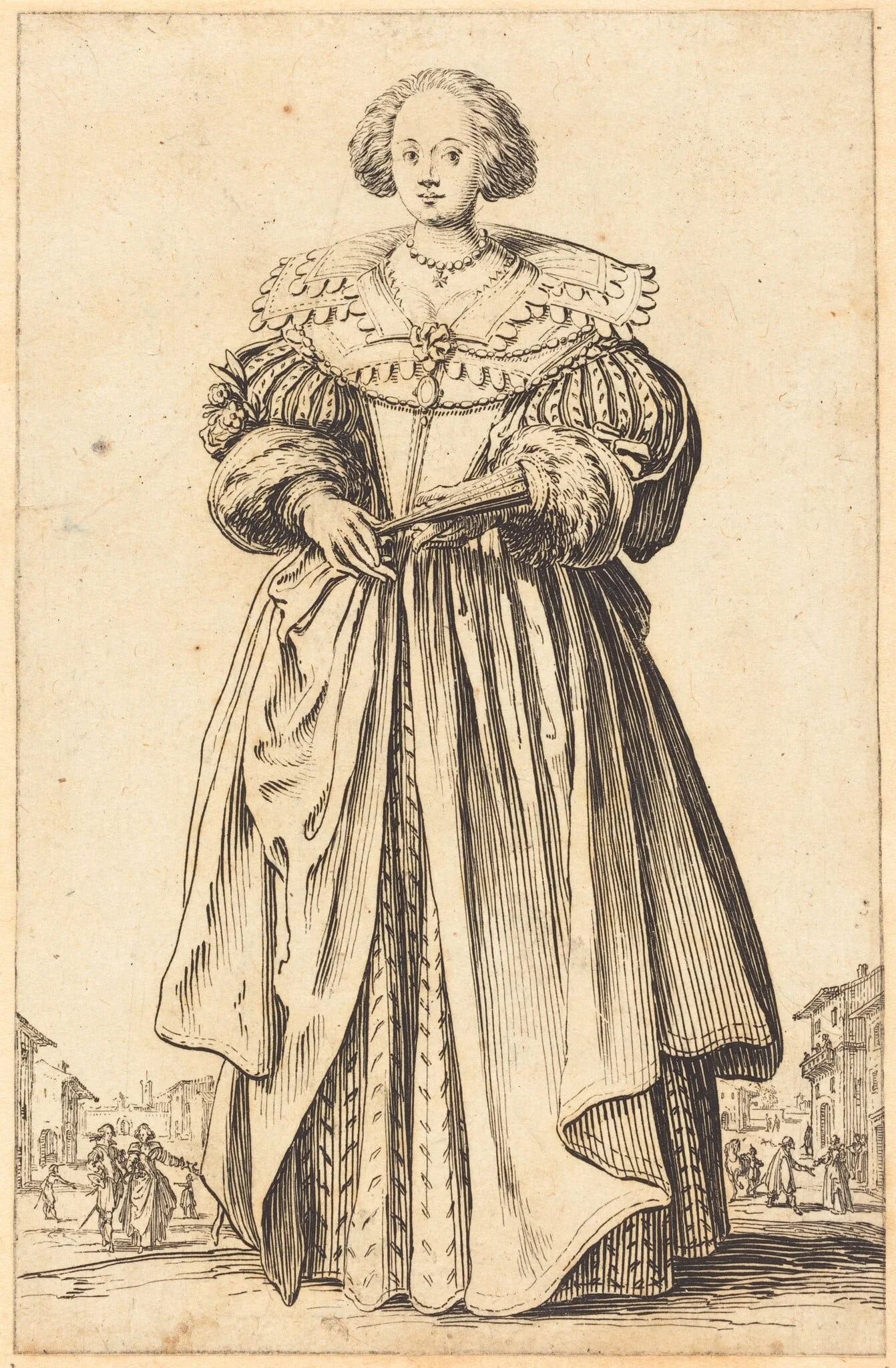Noble Woman with Fan