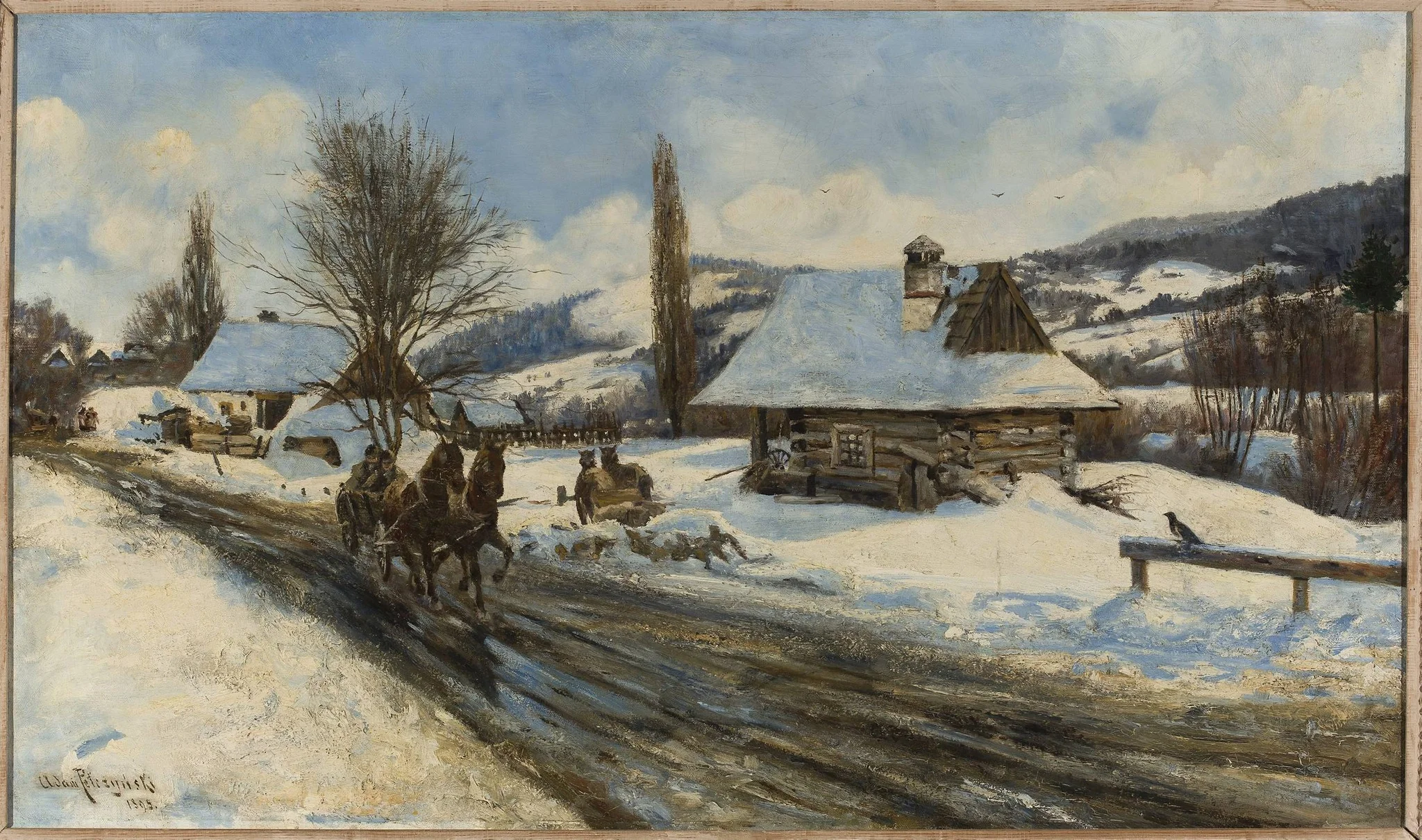 View of a submontane village