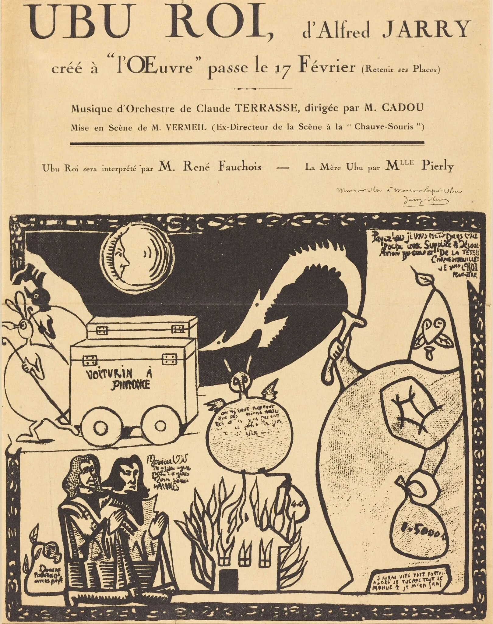 Ubu Roi, by Alfred Jarry, 1922
