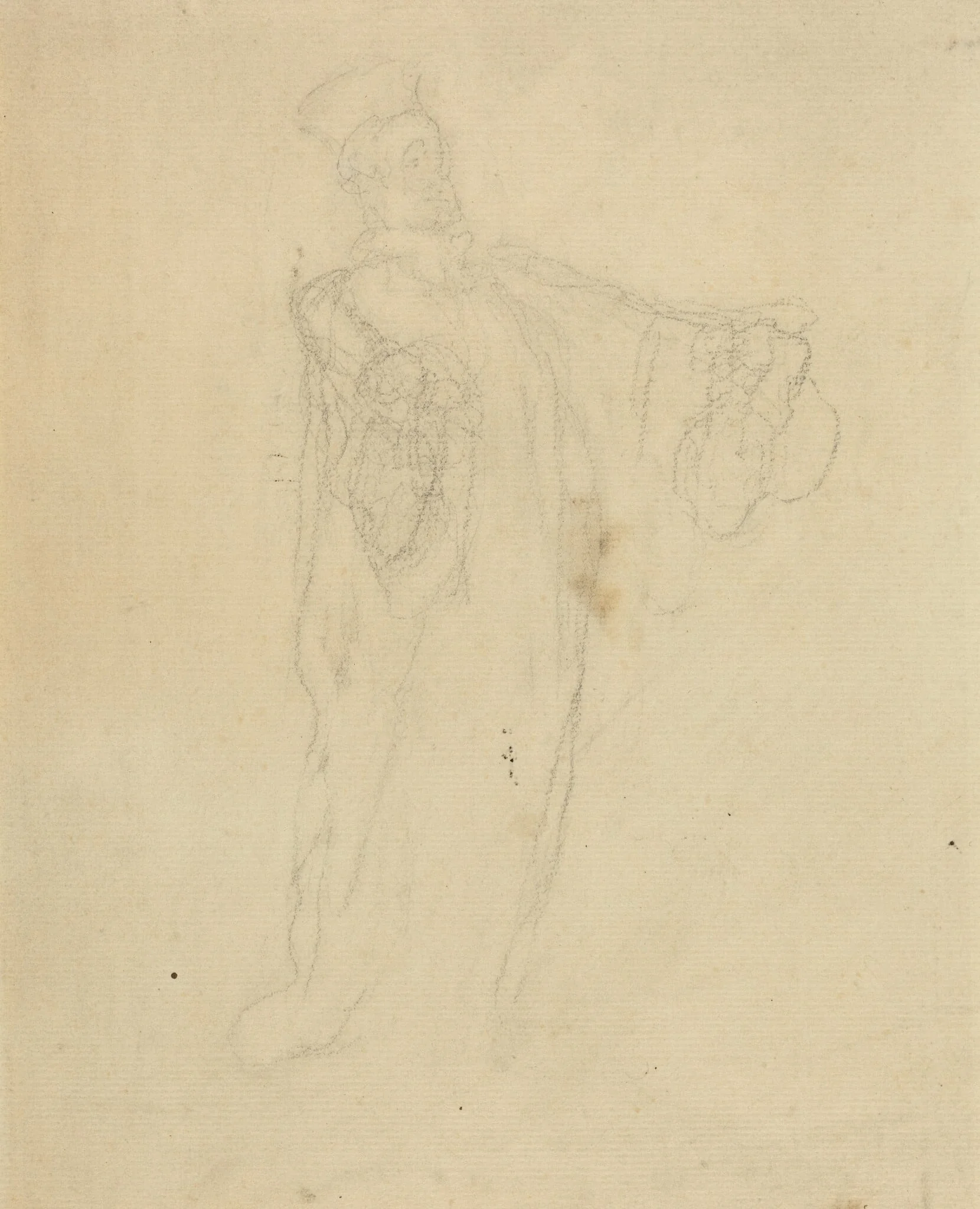 Lawyer, by Honoré Daumier, chalk, 1844