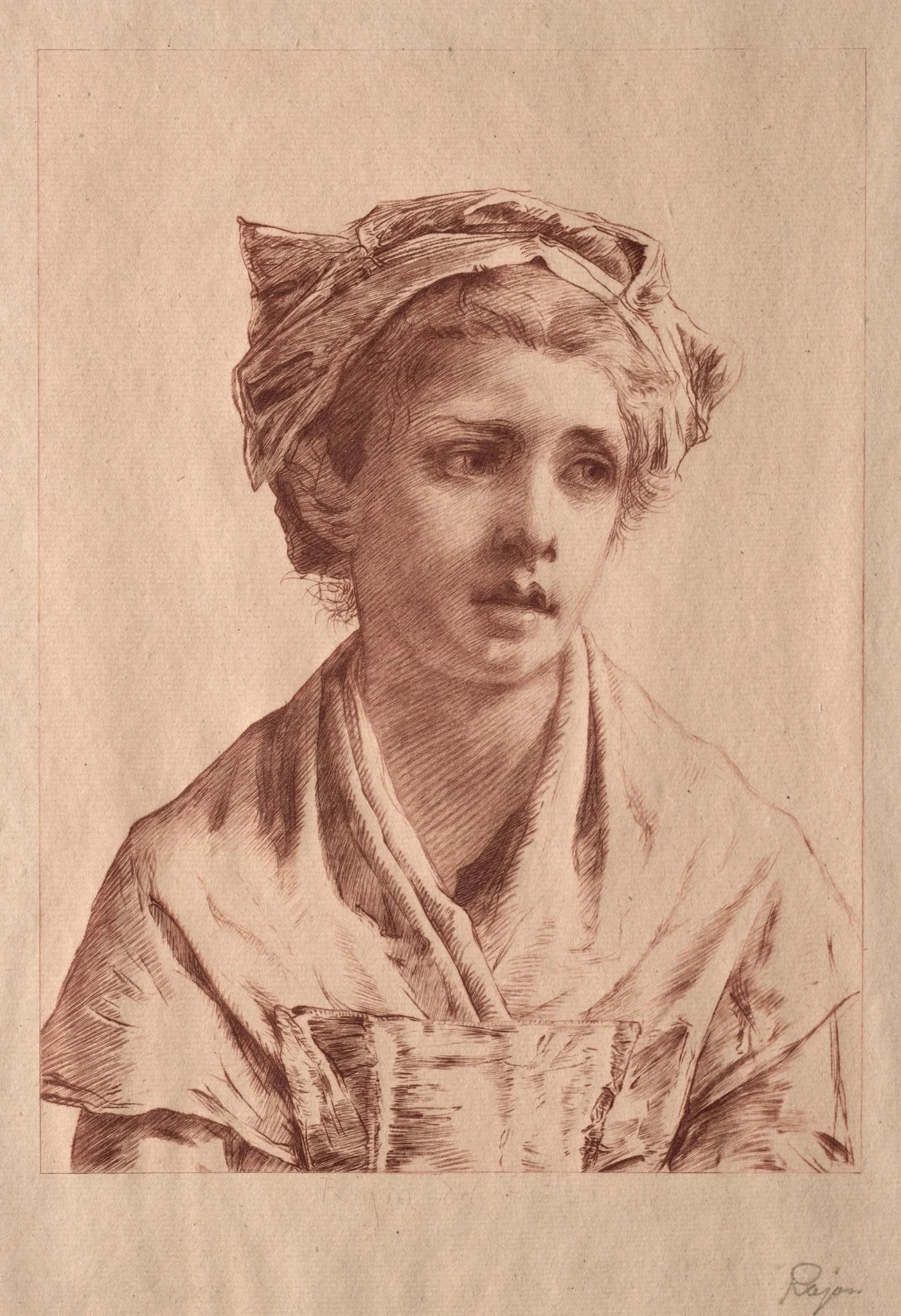 Ninette, by Paul Rajon, 1885
