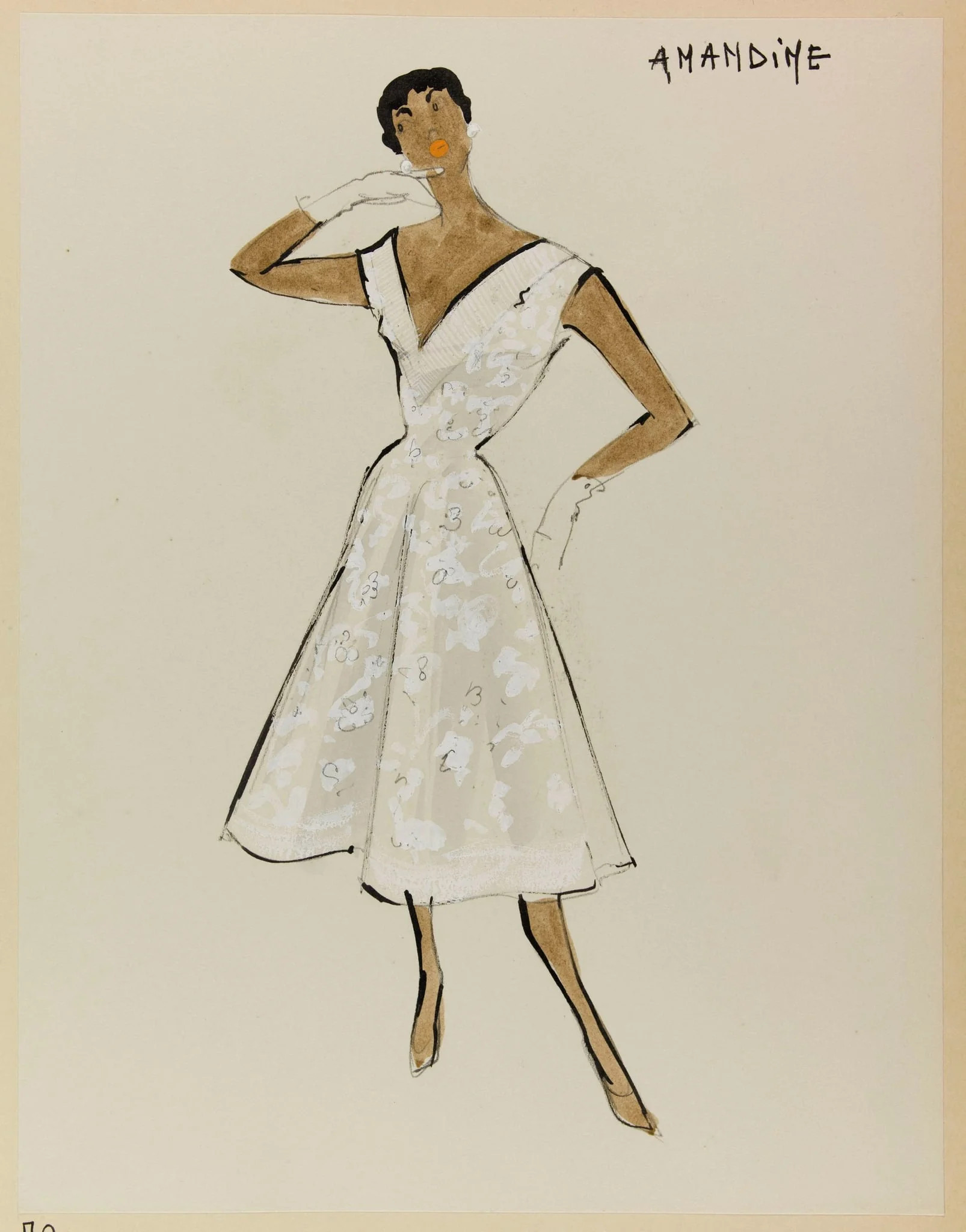 Amandine, by Marie-Louise Carven, 1953