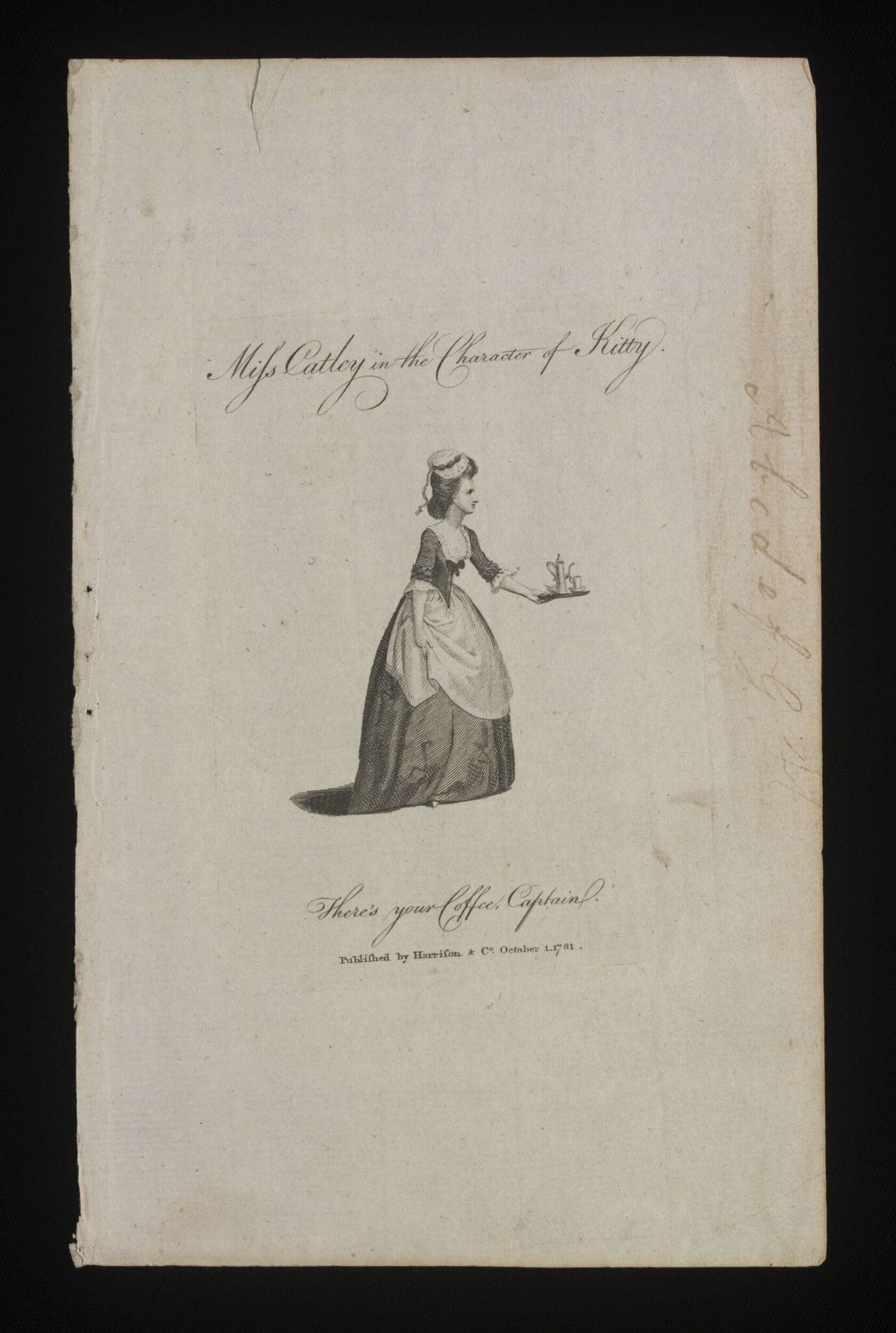 H Beard Print Collection, by A. Hamilton, 1781