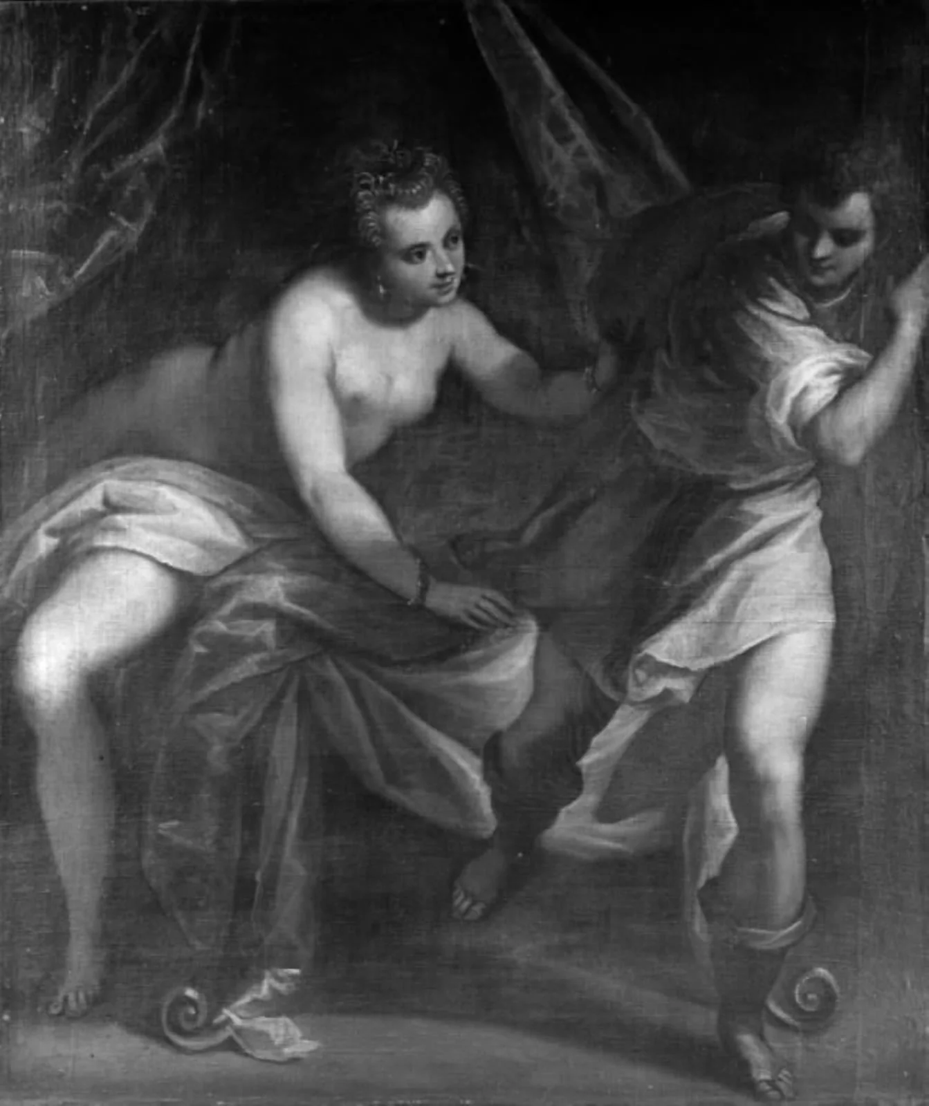 Joseph and Potiphar's Wife, by Unknown, 1750