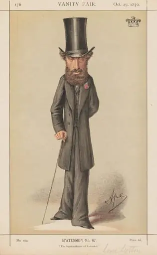 Vanity Fair: Statesmen No. 67 "The representative of Romance"