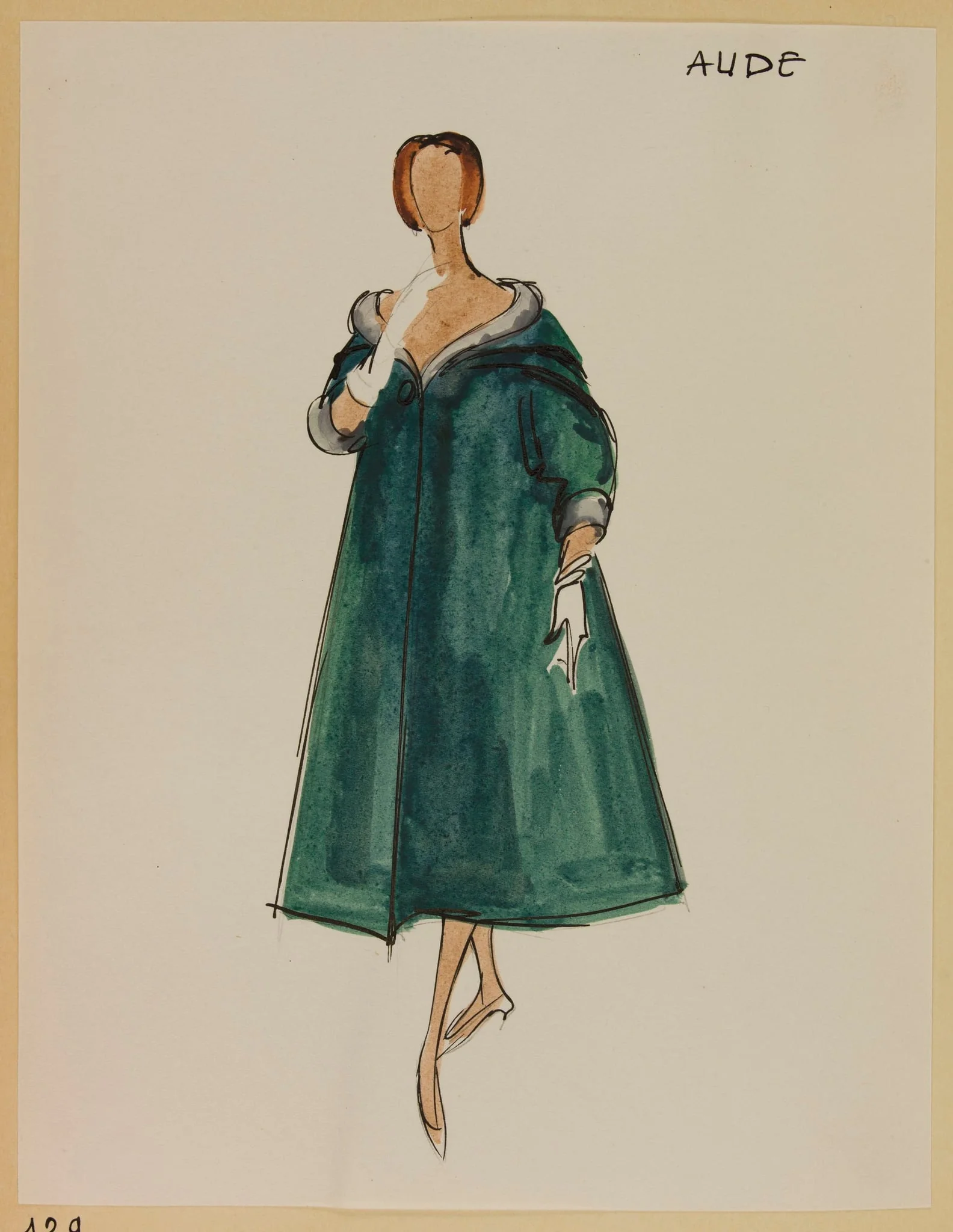 Aude, by Marie-Louise Carven, 1955
