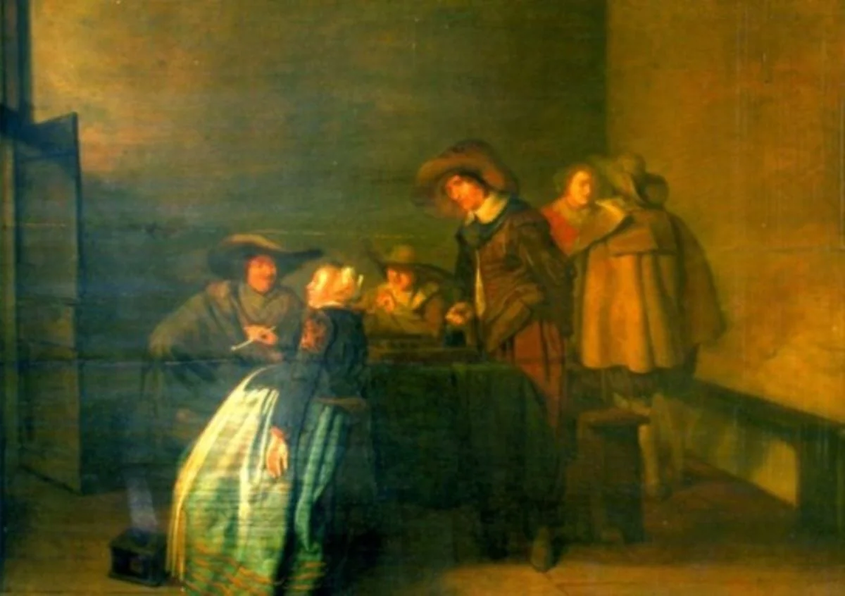Scenă de interior, by Pieter Jacobs Codde, unspecified