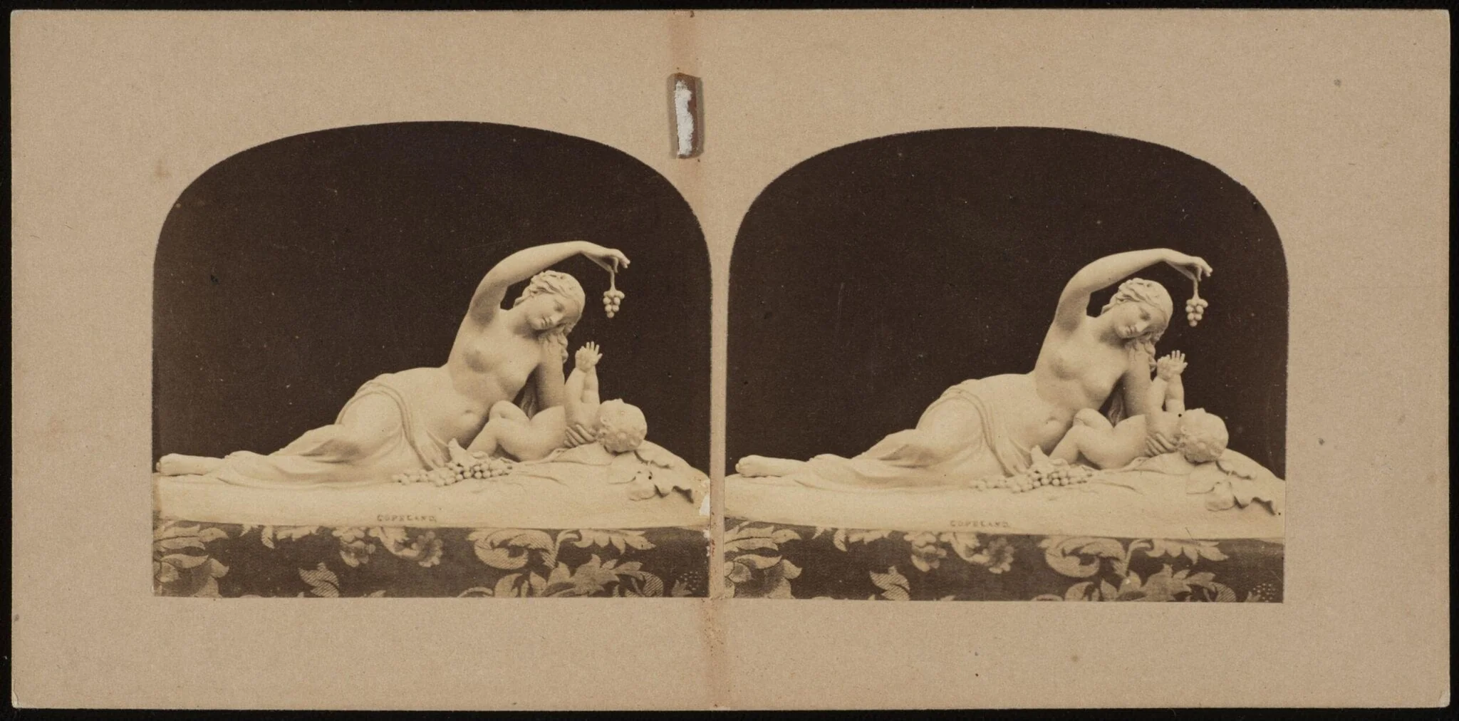 Ino and Bacchus, by Foley, photographic, 1860