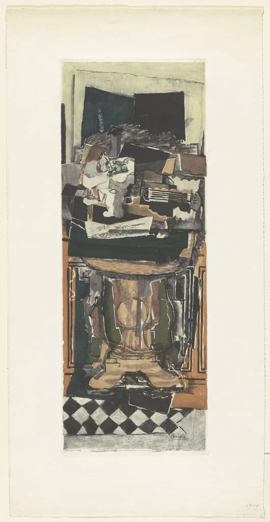 Untitled, by Georges Braque Jacques Villon, ink, 1923