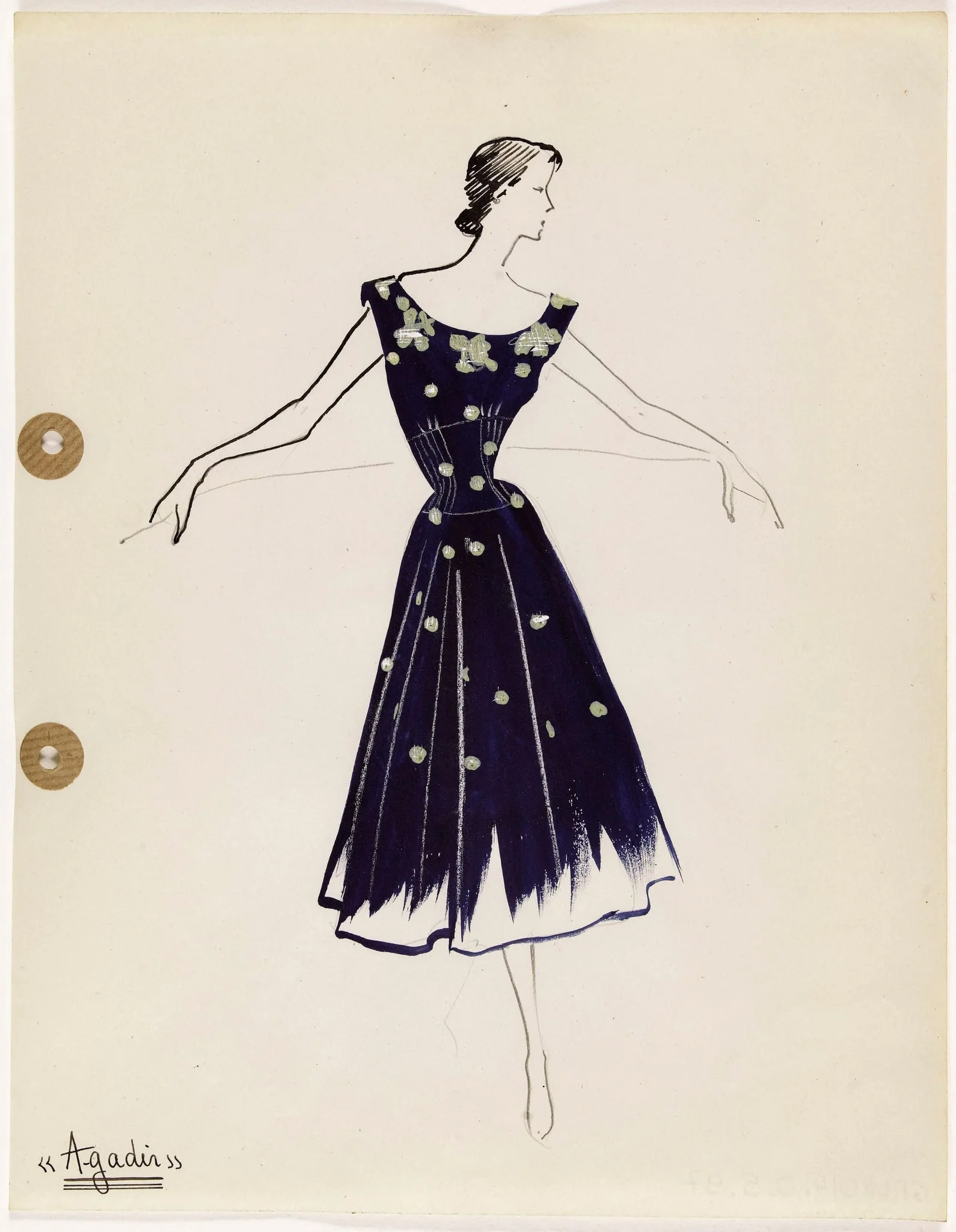 'Agadin', by Marie-Louise Carven, 1949