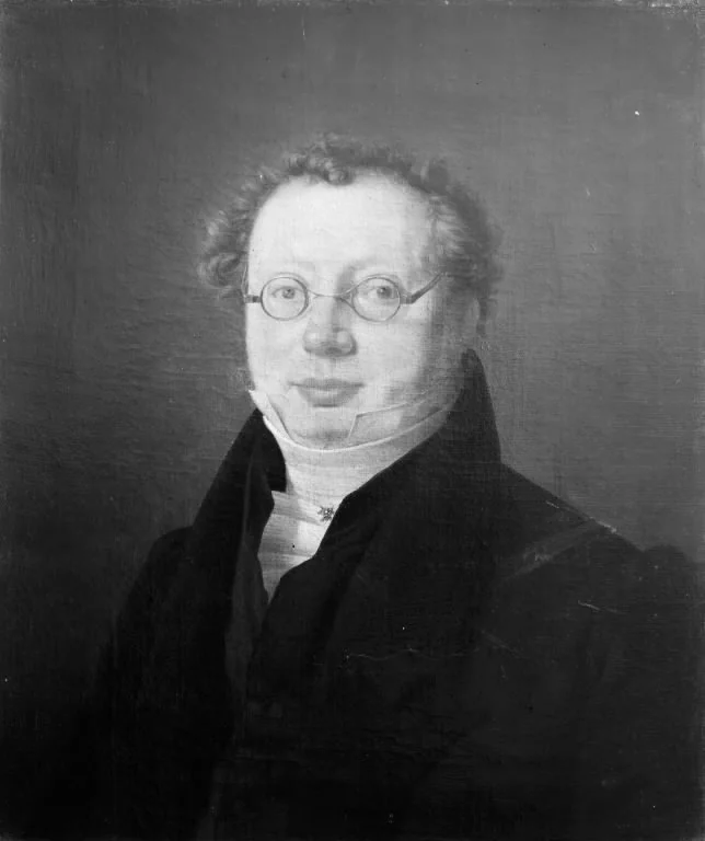 Grosserer Isaac Unna, by Albert Küchler, oil, 1853