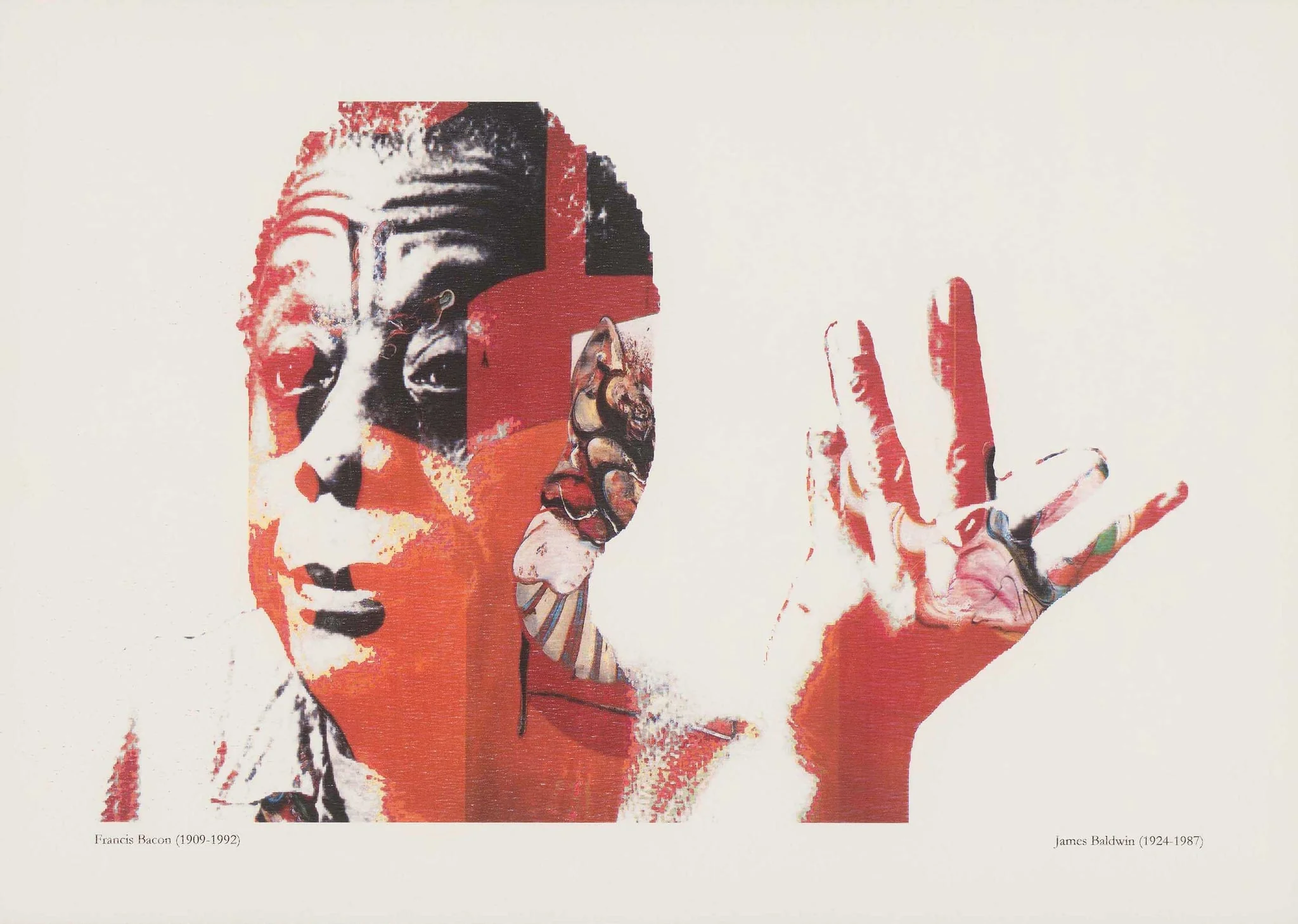 Francis Bacon (1909-1992)/James Baldwin (1924-1988), by Natassa Poulantza