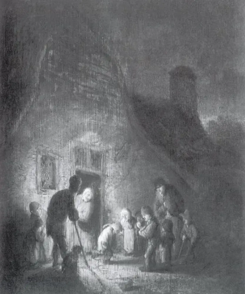 Company at a Peasant's Cottage