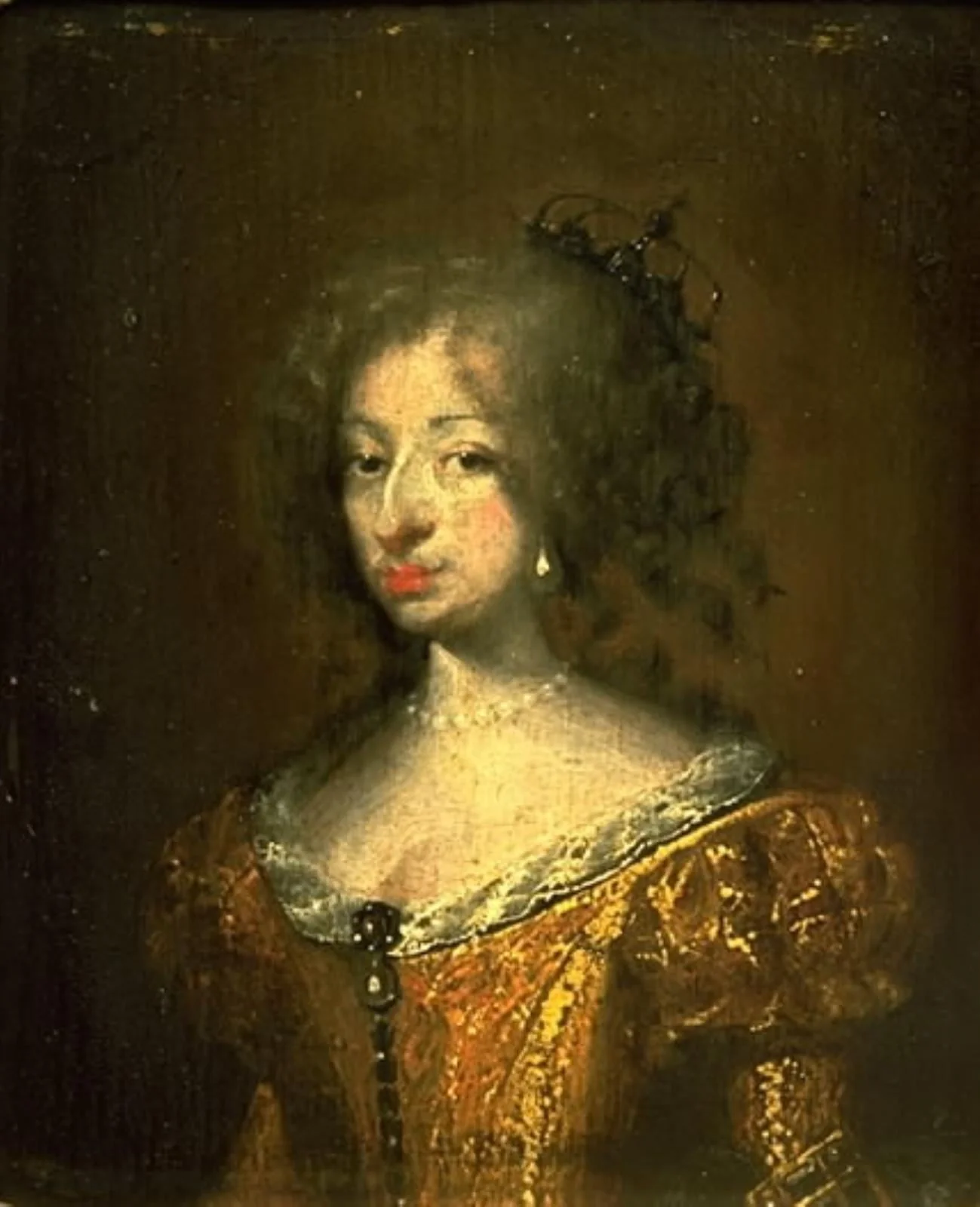 Charlotte Amalie, Christian V's Queen, by Unknown, 1650