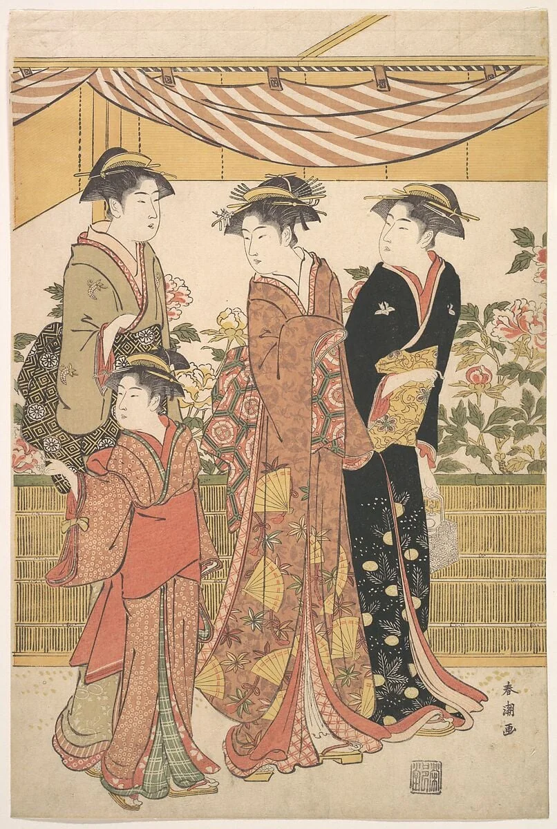 Untitled, by Katsukawa Shunchō, ink, 1790