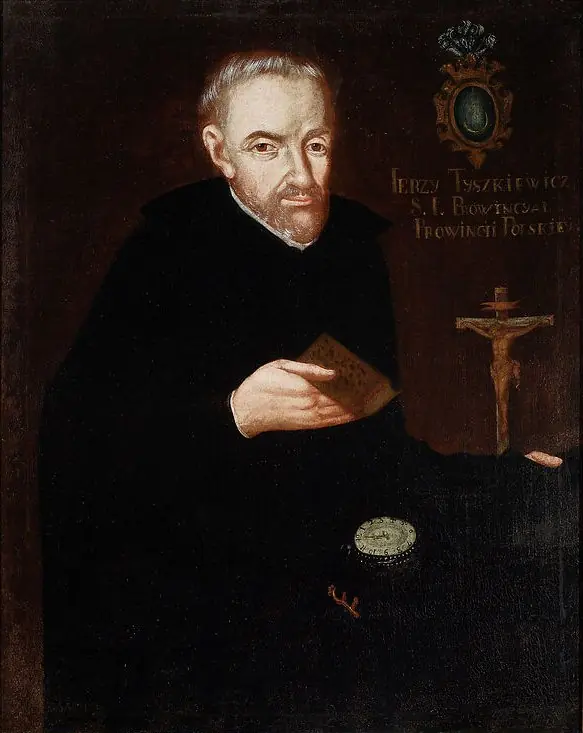 Portrait of Jerzy Tyszkiewicz, Leliwa coat of arms (1571–1625), provincial superior in the Jesuit Order
