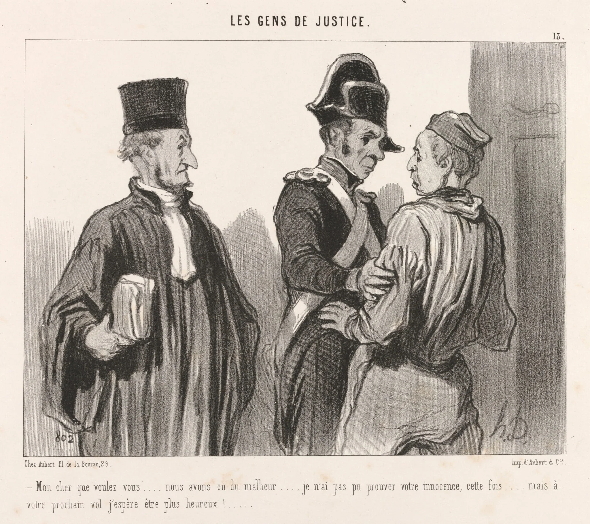 Mon cher que voulez-vous..., by Honoré Daumier, ink, 1845