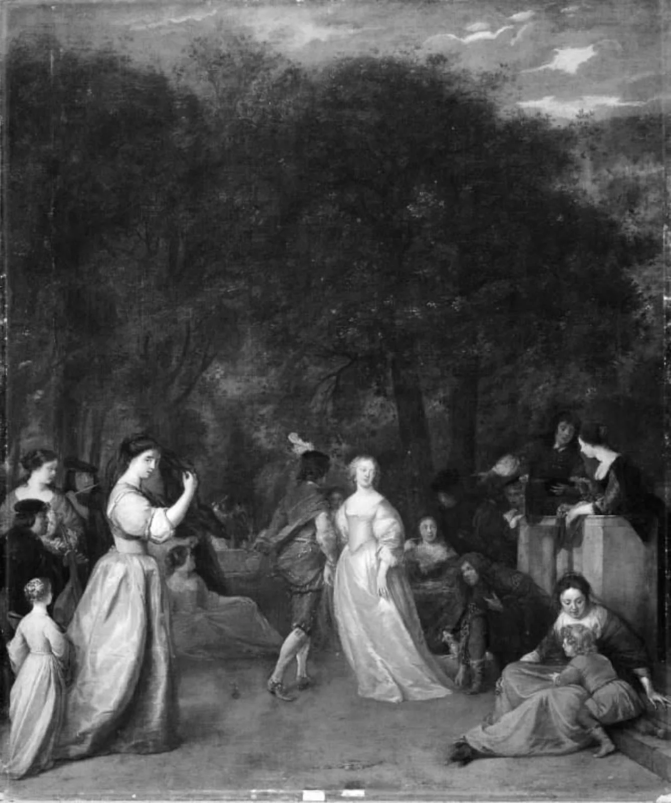 Dancing Party, by Unknown, 1643