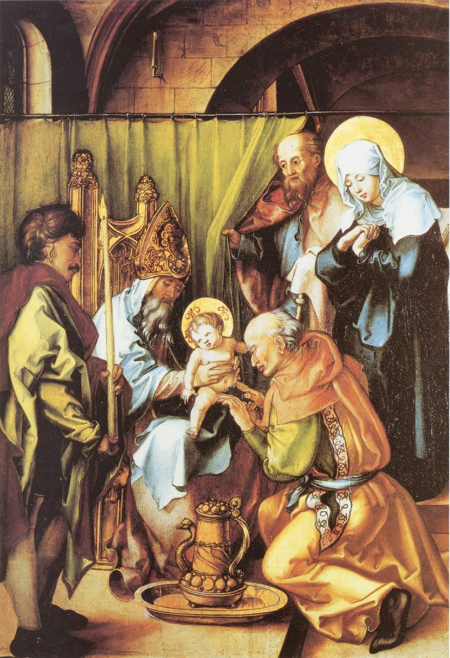 Circumcision of Jesus, by Albrecht Dürer, oil, 1498