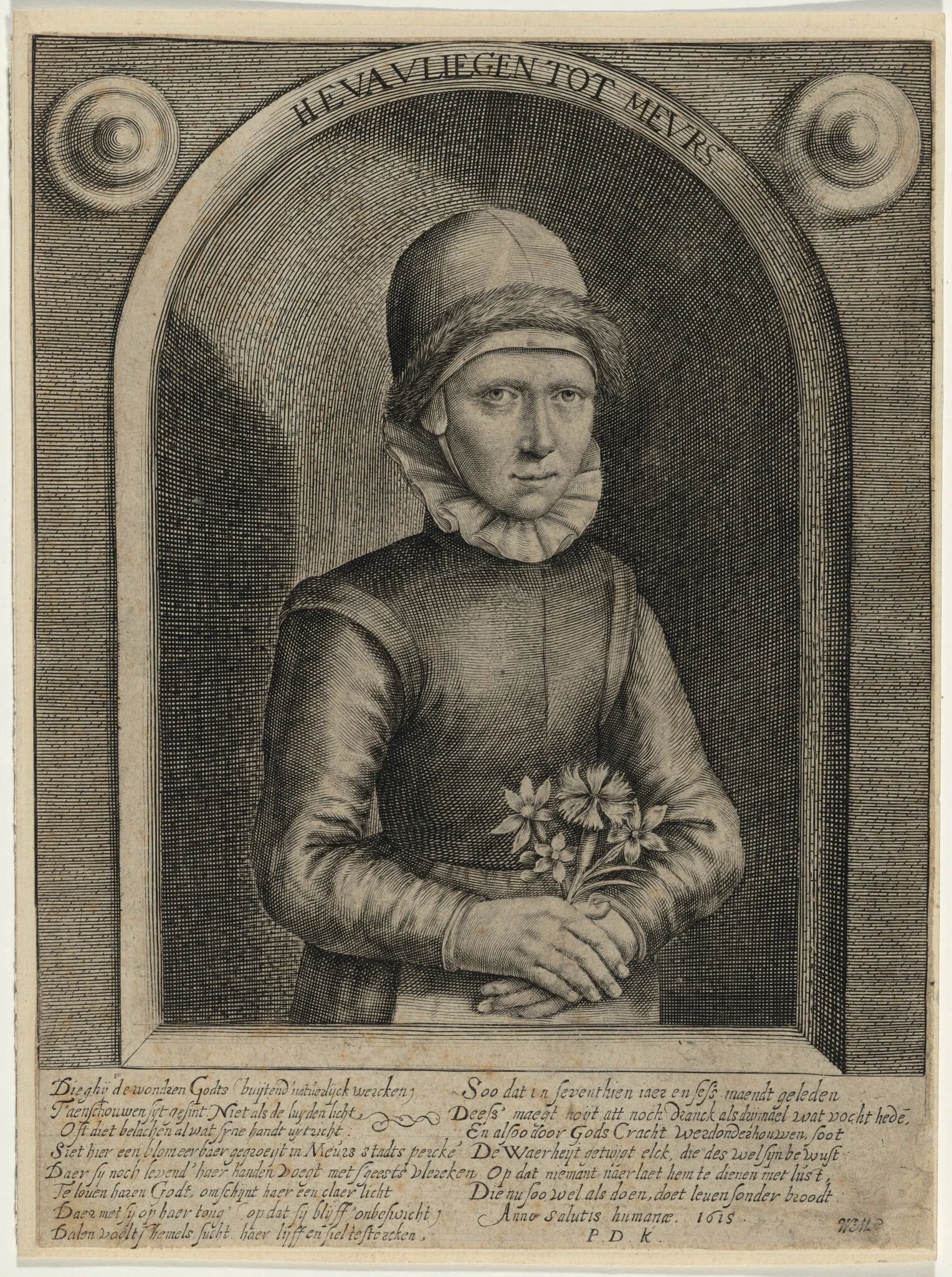 Eva Fliegen, by Unknown 19th Century, ink, 1850