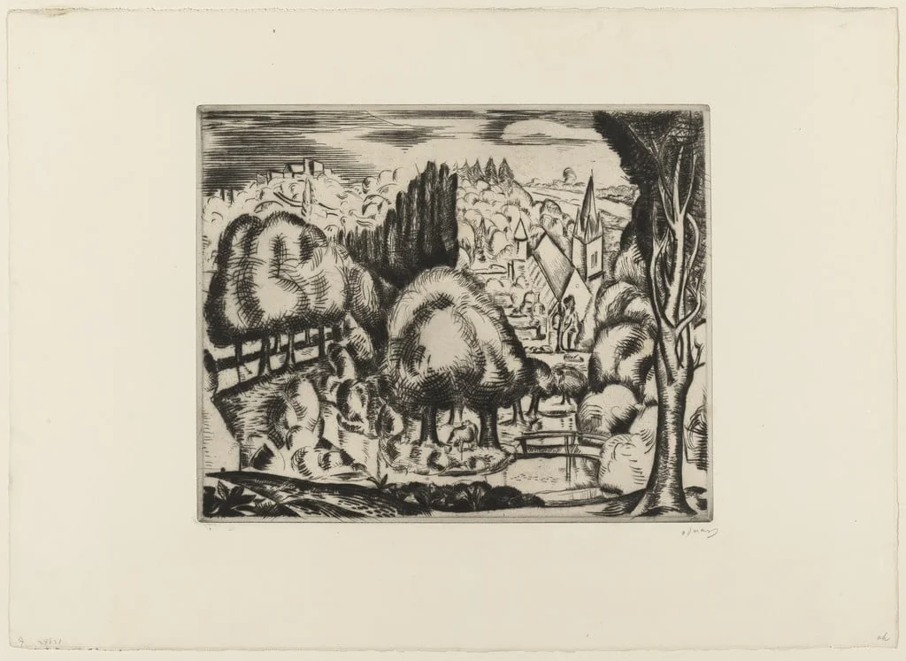 Untitled, by André Derain, ink, 1907