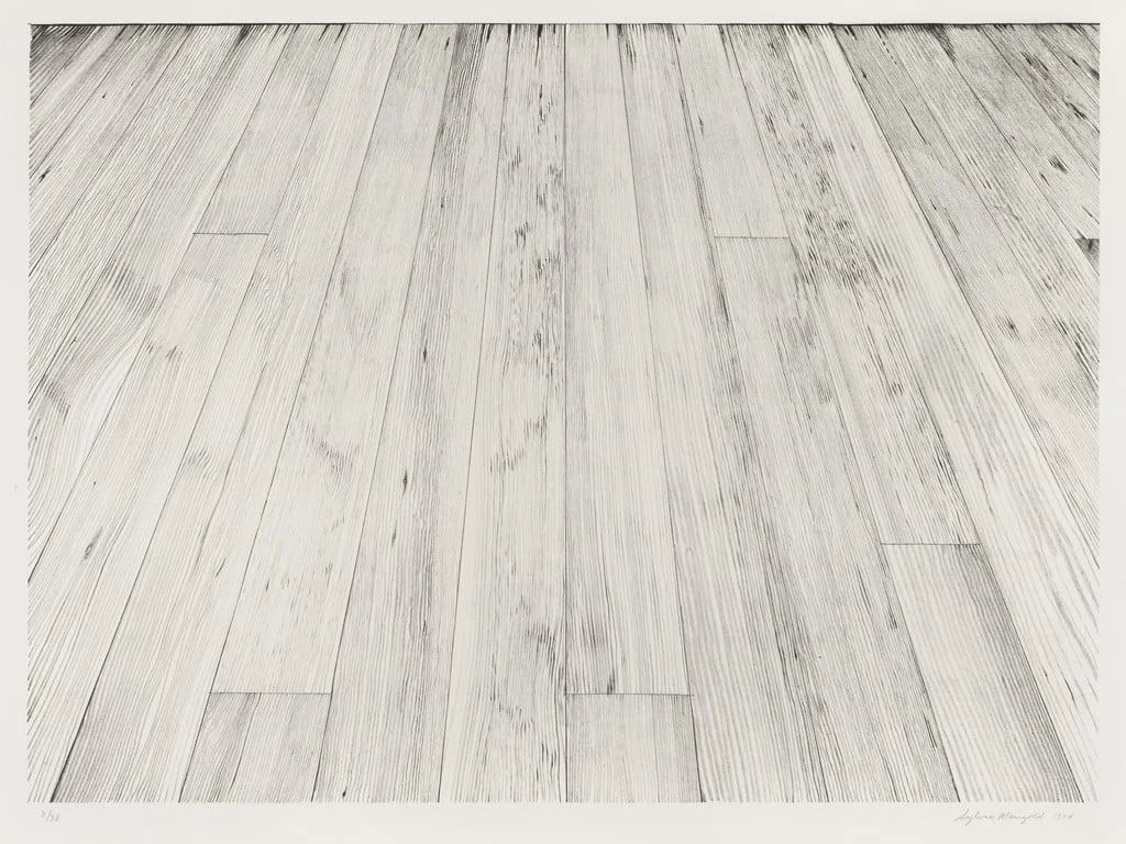 Untitled, by Sylvia Plimack Mangold, ink, 1974