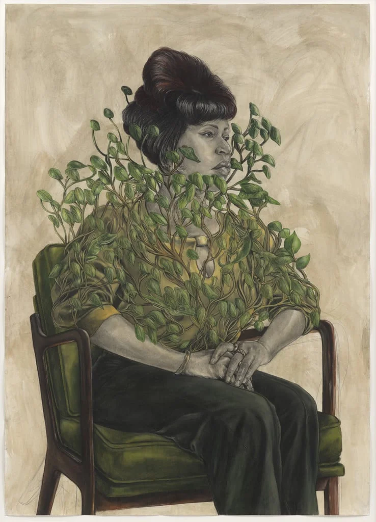 Untitled, by Robert Pruitt, pastel, 2025