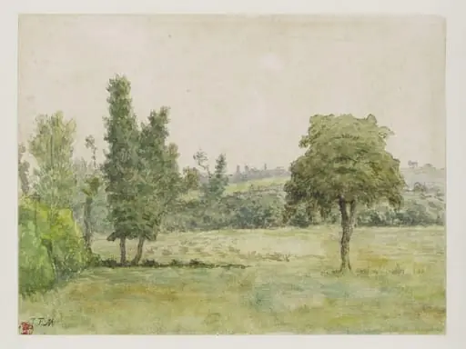 Meadow with trees