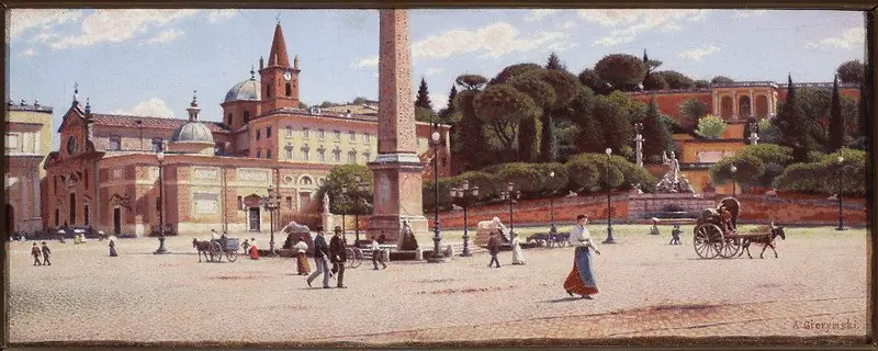 Piazza del Popolo in Rome