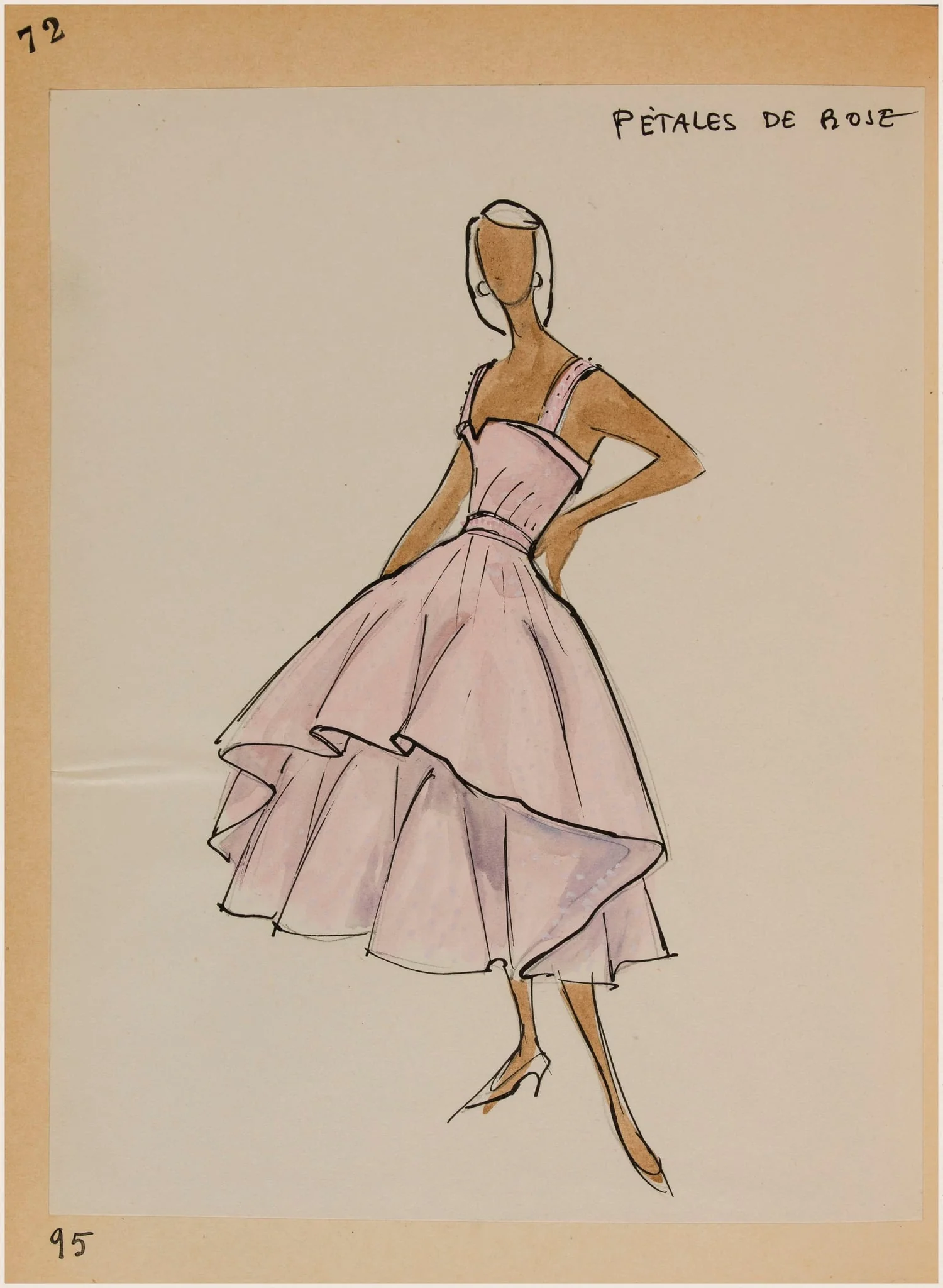 Pétales de rose, by Marie-Louise Carven, 1956