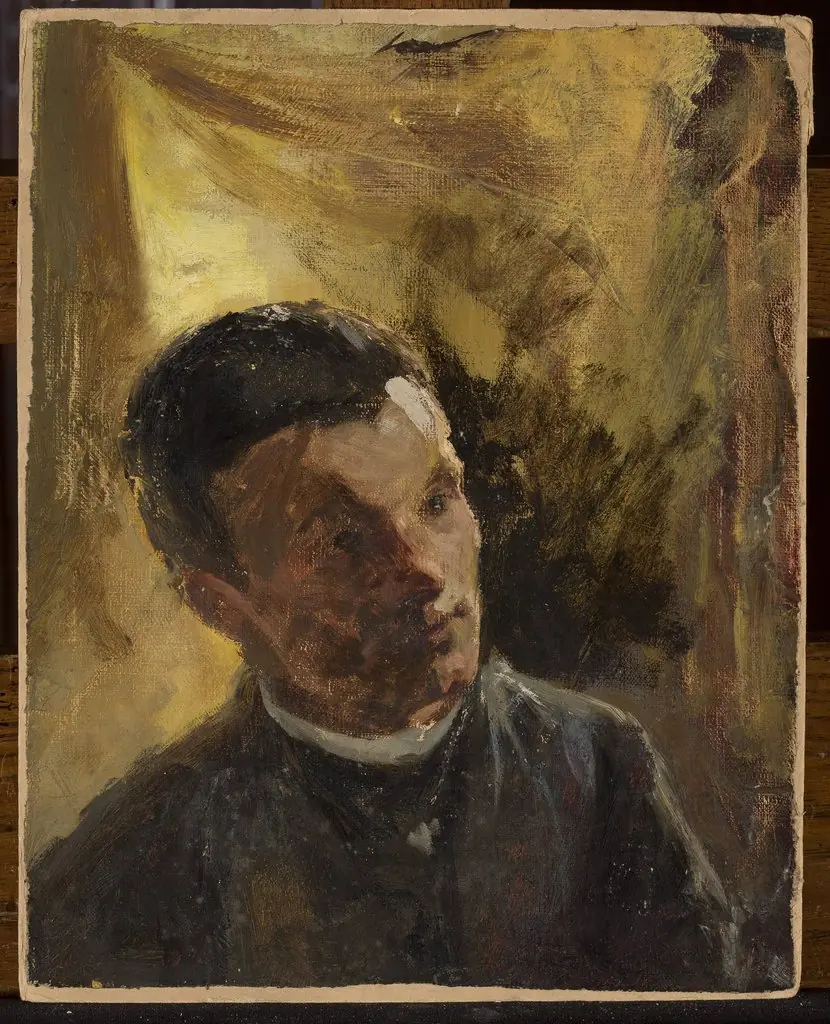 Portrait of Alexander Lensky (1847–1908), Russian artist