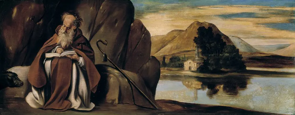 Saint Anthony Abbot in a Landscape