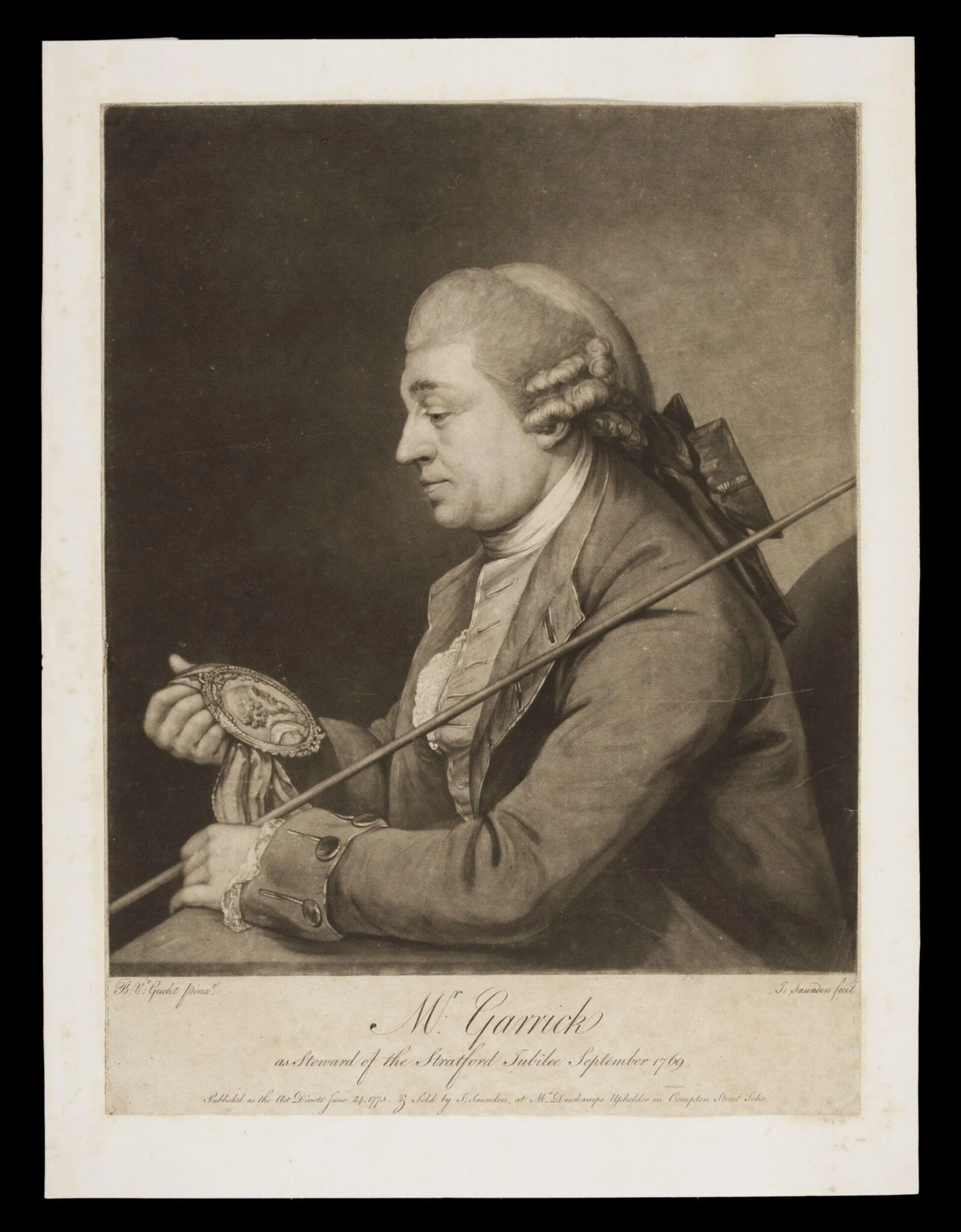 H Beard Print Collection, by Benjamin van der Gucht, 24