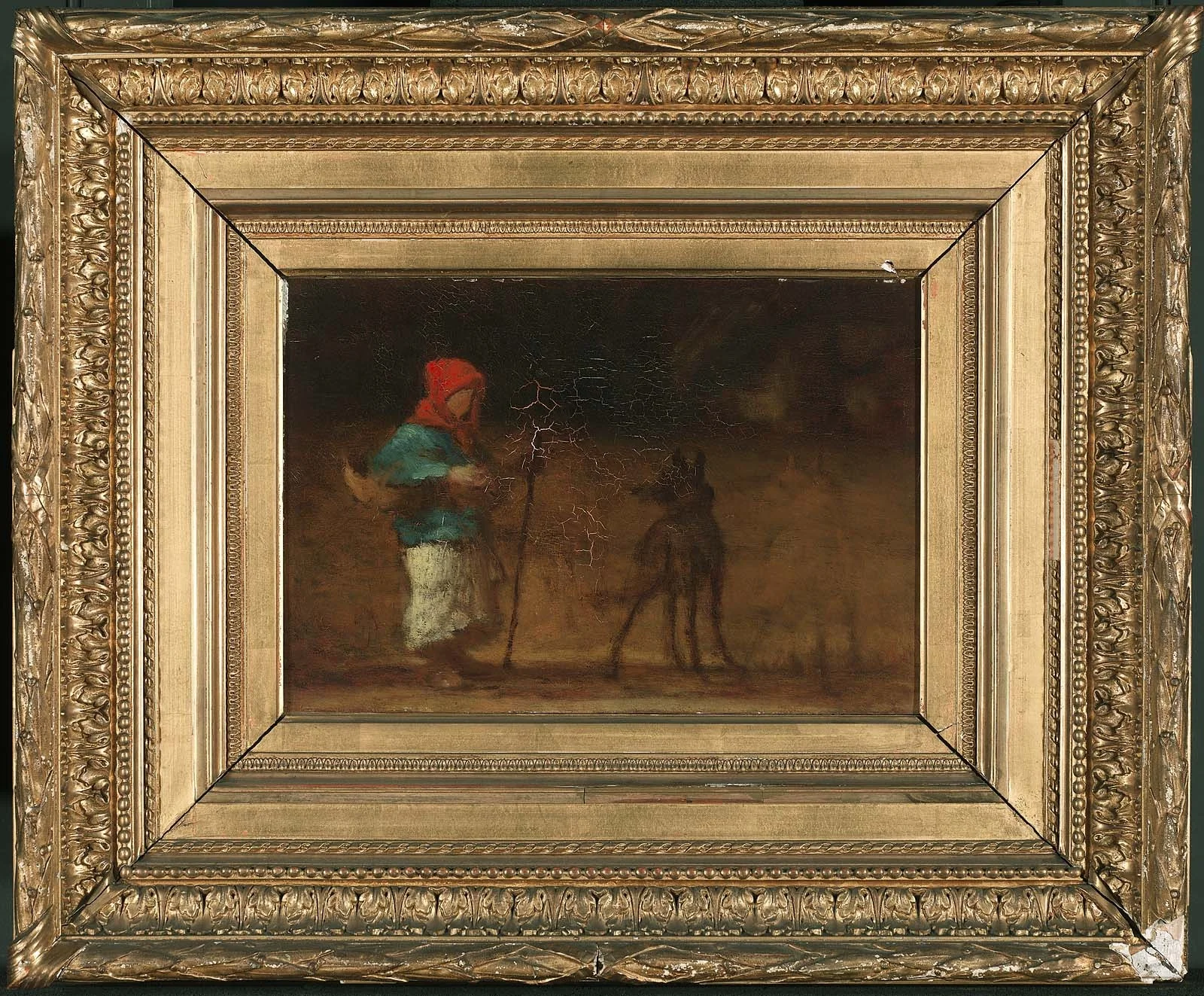 Little Red Riding Hood and the Wolf, by Robert Loftin Newman, unspecified, 1894