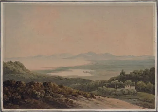 The Campagna, with the Lucrine Lake, from Cumae