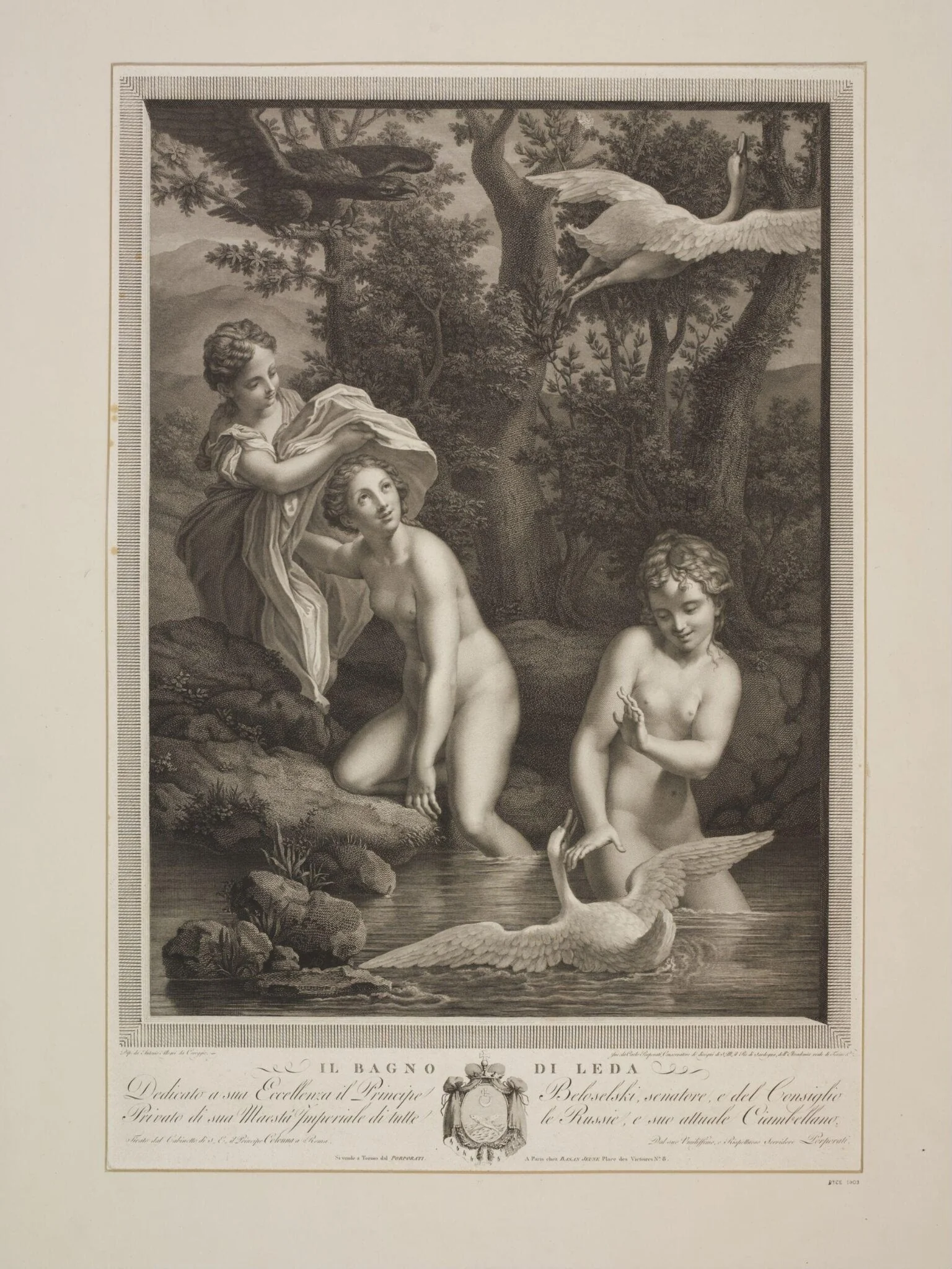 Leda Bathing