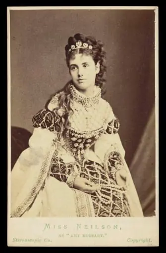 A portrait of 'Miss Neilson, as "Amy Robsart"'