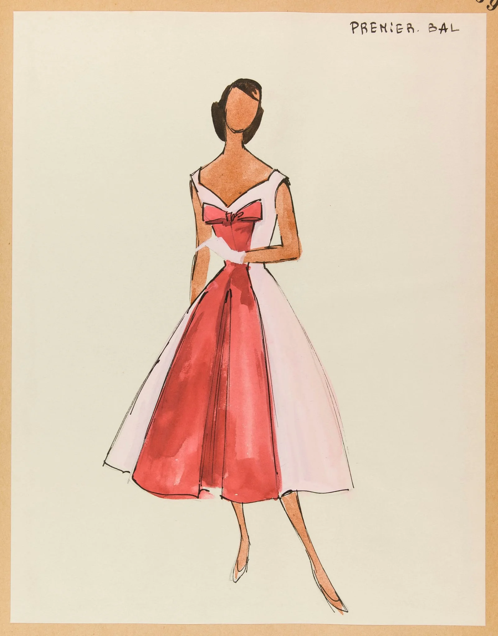 Premier bal, by Marie-Louise Carven, 1955