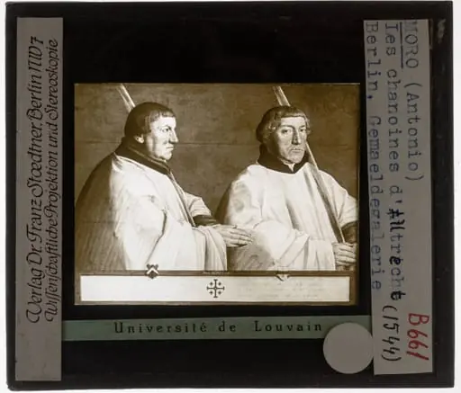 Anthonis Mor van Dashorst. The canons of Utrecht Cornelis van Hoorn and Antoon Taets van Ameronghen