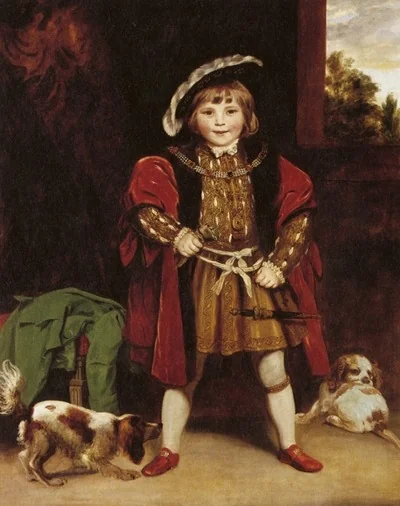Portrait of Master Crewe as Henry VIII